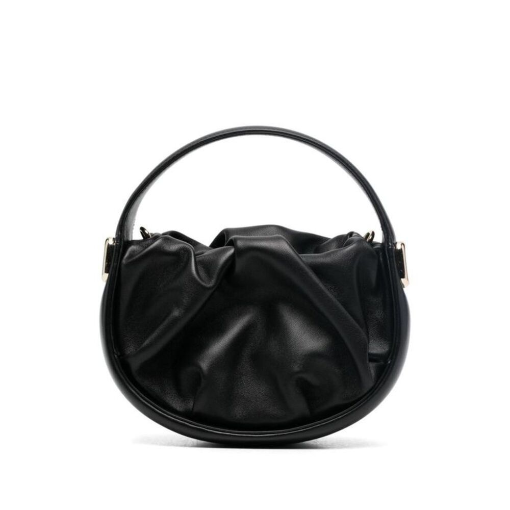 ROGER VIVIER Slouchy Leather Hobo Bag Women BLACK Handbags